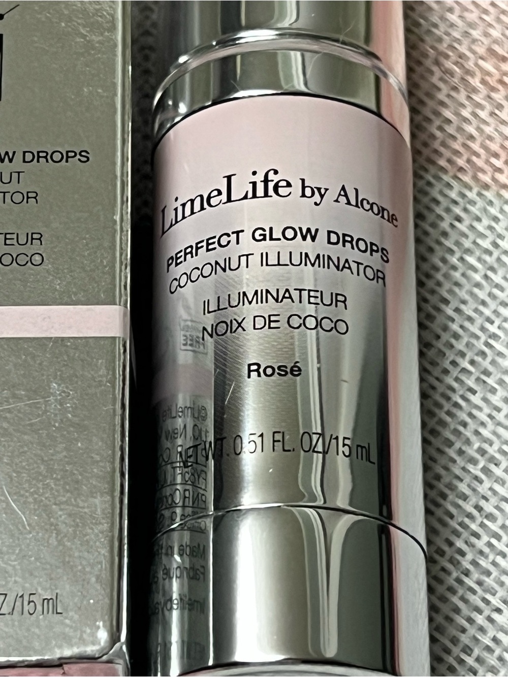New LimeLife Perfect Glow Drops Coconut Illuminator - Rosé